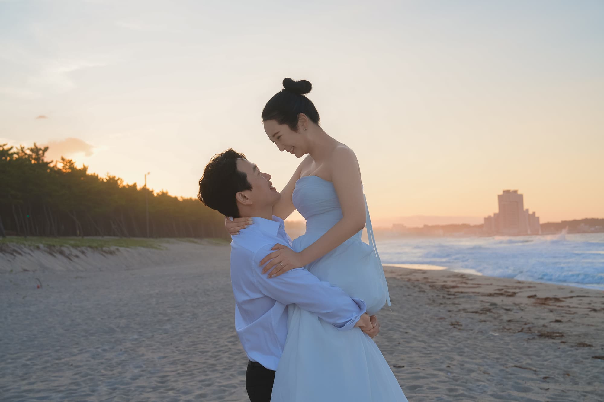 순포습지, 순포해변 웨딩스냅 촬영 사진