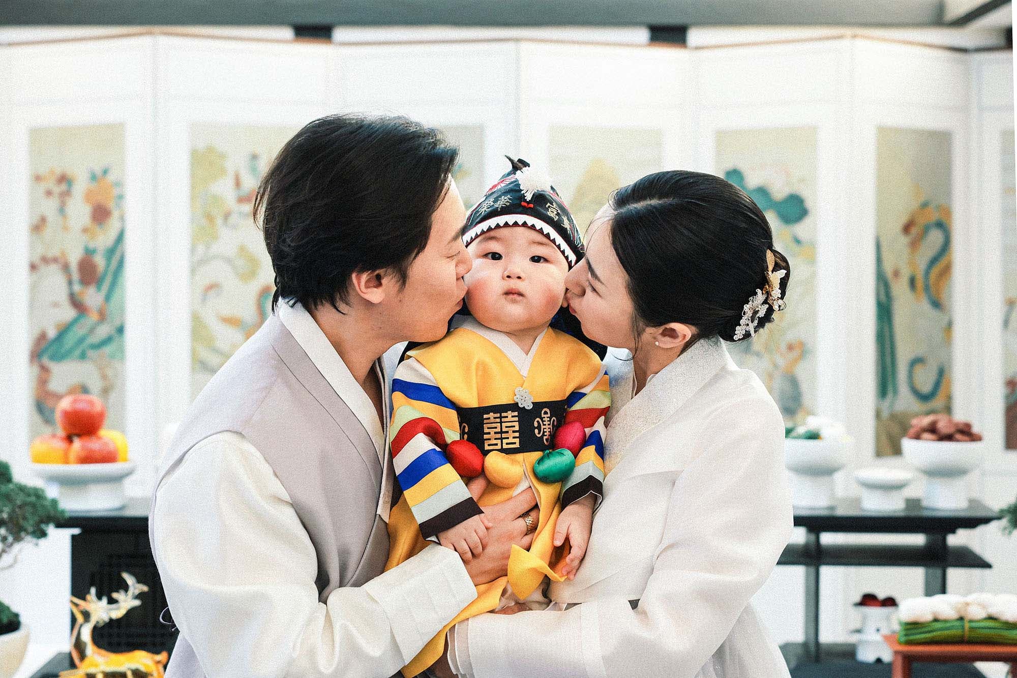 하녹사이 돌잔치 스냅 촬영 사진