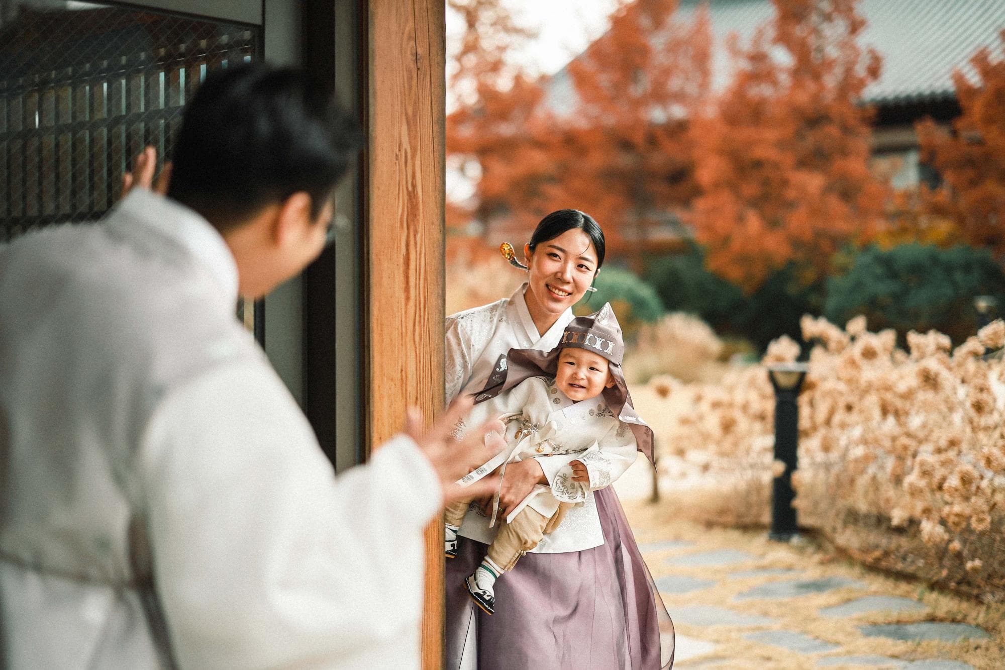 송도 경복궁 한옥마을점 영빈관 돌잔치 스냅 촬영 사진