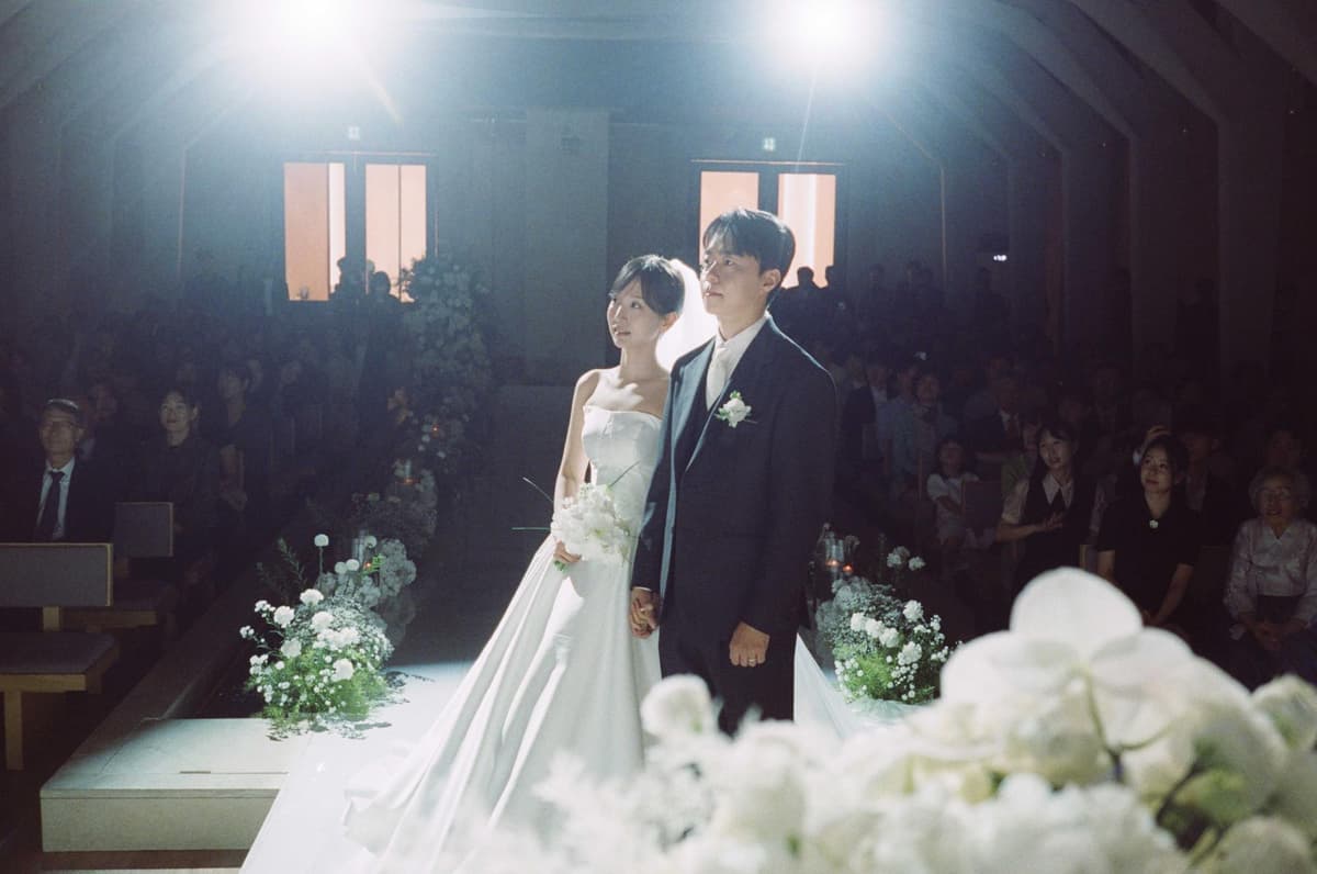 행진부터 식후 스냅까지 이어진 촬영 2