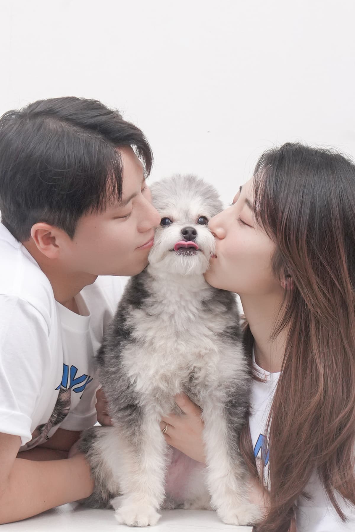 부천 강아지랑 가족사진 촬영 추천 스튜디오 촬영 사진