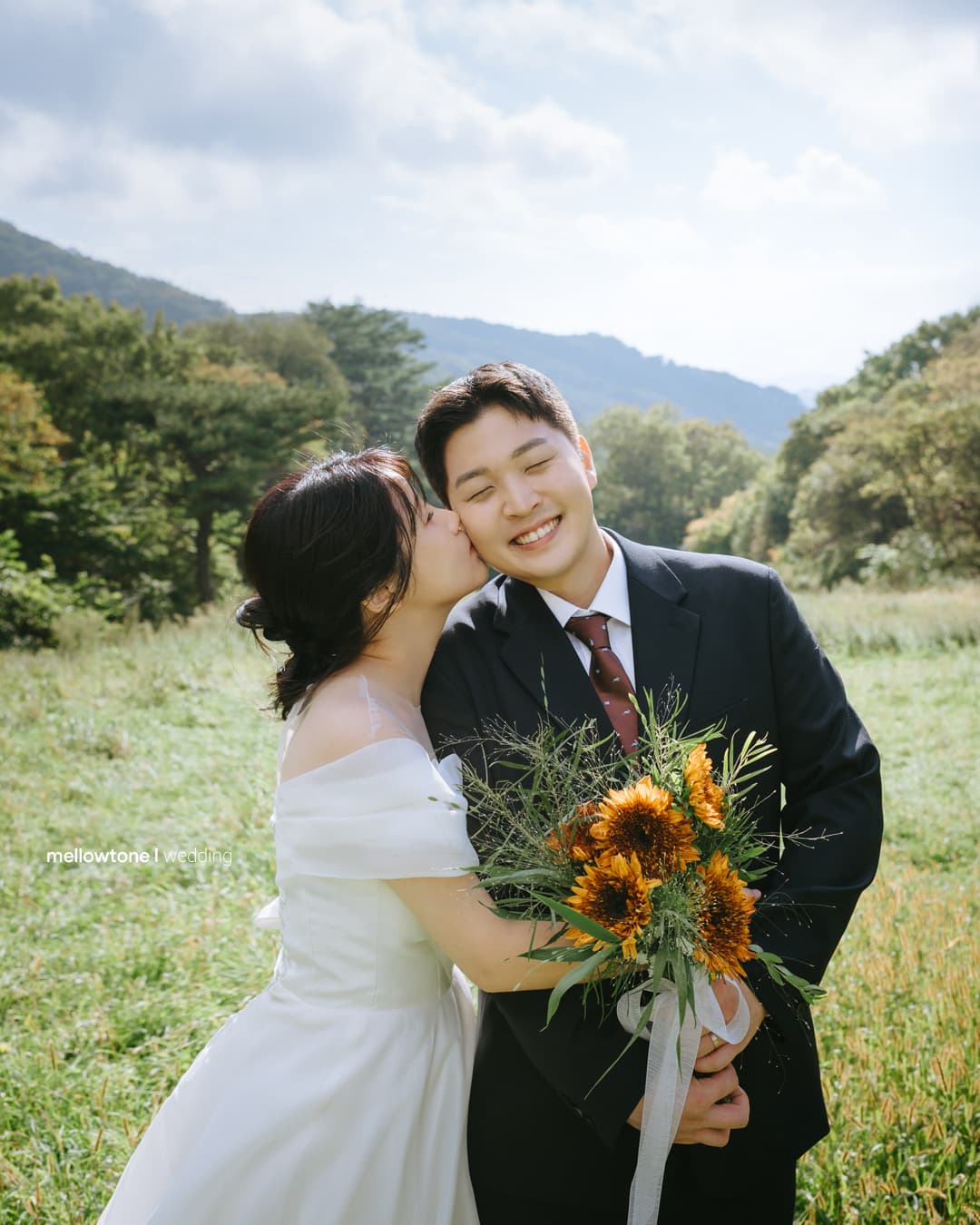 대관령하늘목장 웨딩스냅 촬영 사진