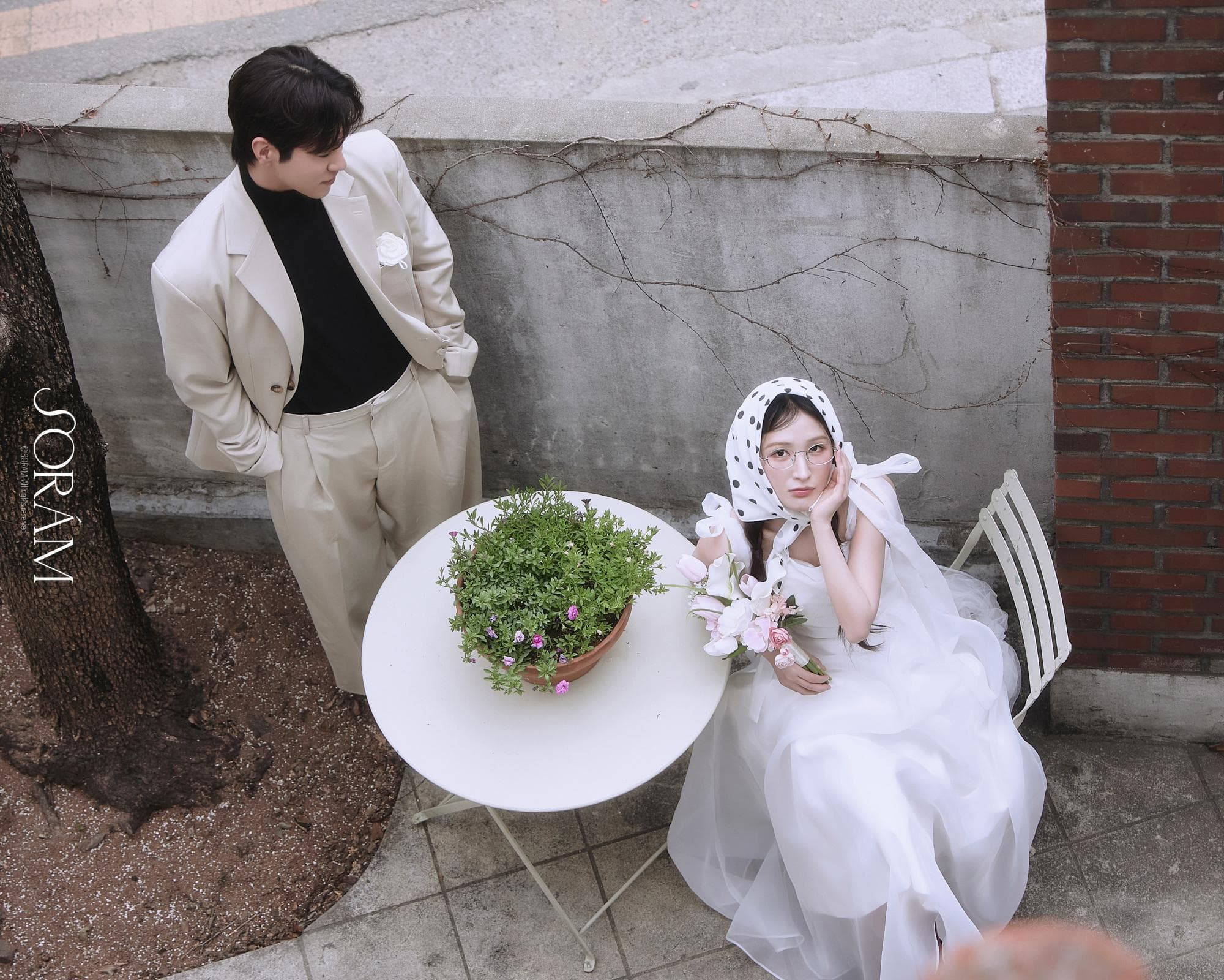 빌라드플뤼 웨딩스냅 촬영 사진