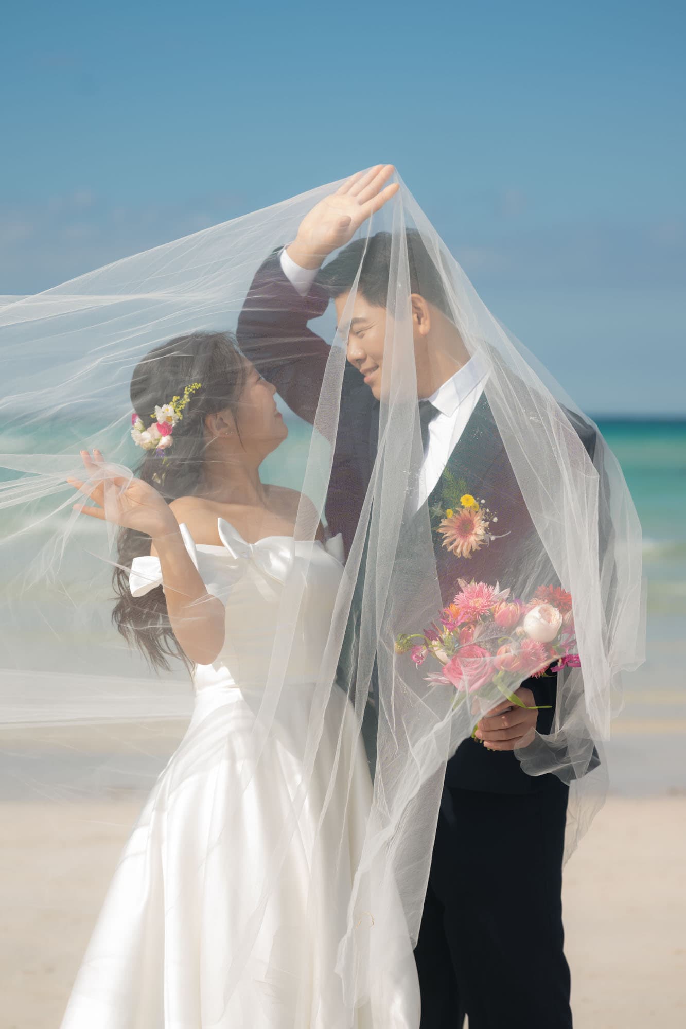 제주도 웨딩스냅 촬영 사진