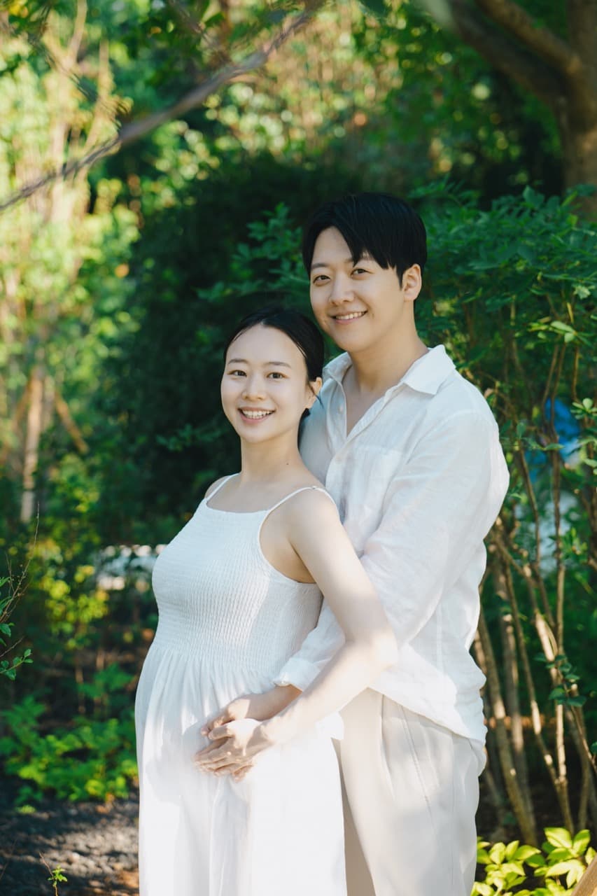 서울숲 만삭스냅 촬영 사진