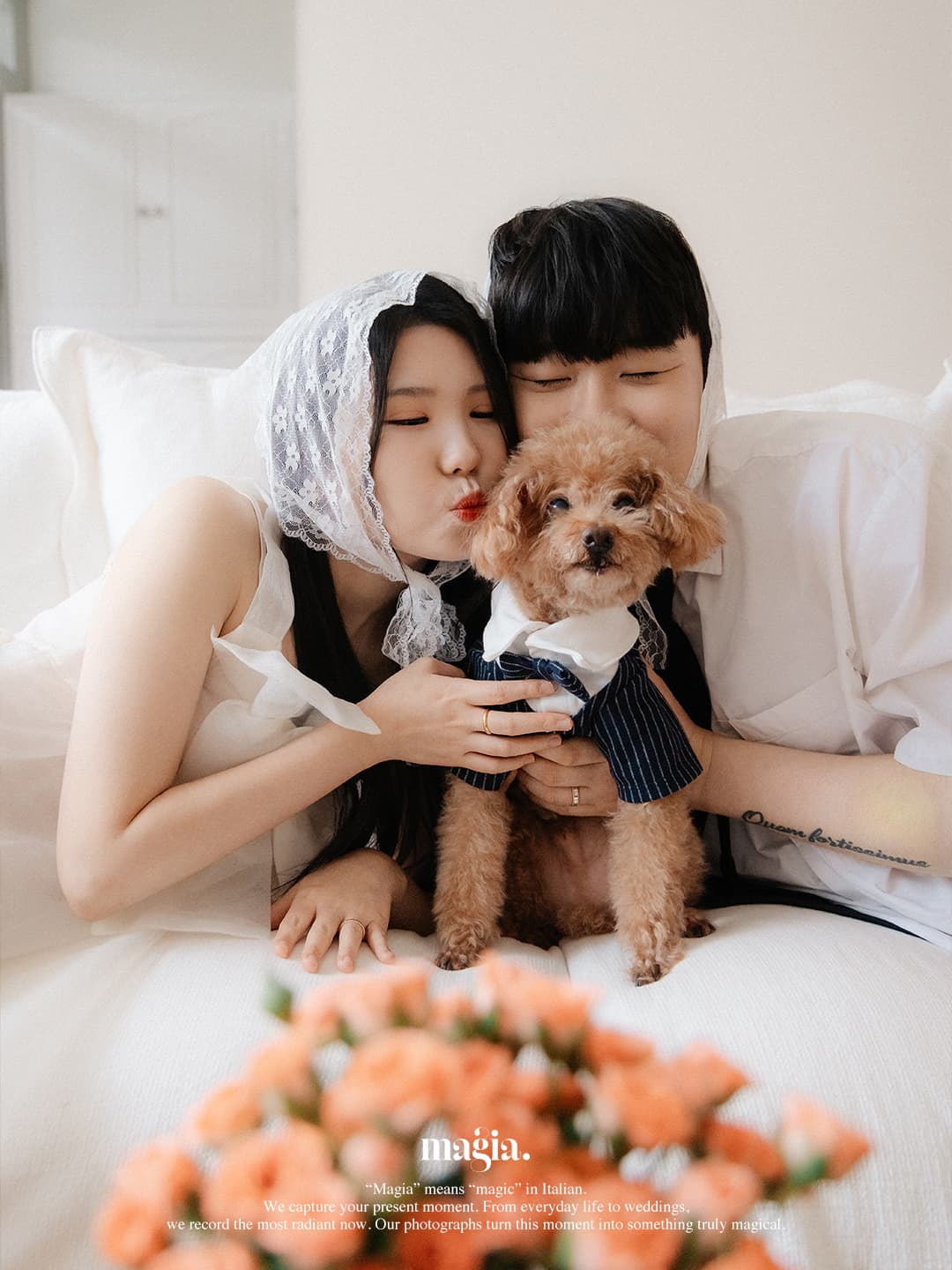 스튜디오 아몬드 웨딩스튜디오 촬영 사진