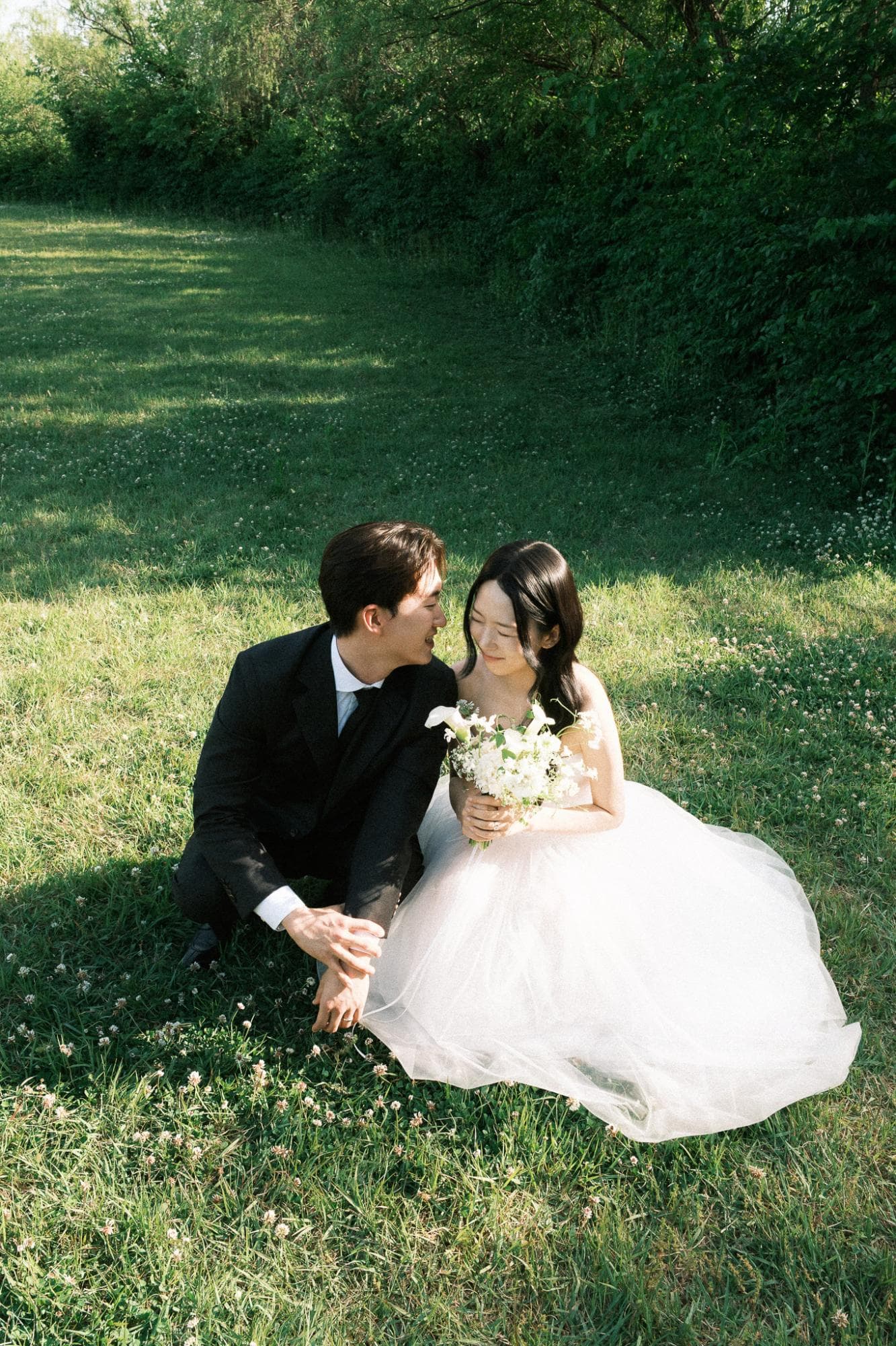 노을공원 , 동작대교 웨딩스냅 촬영 사진