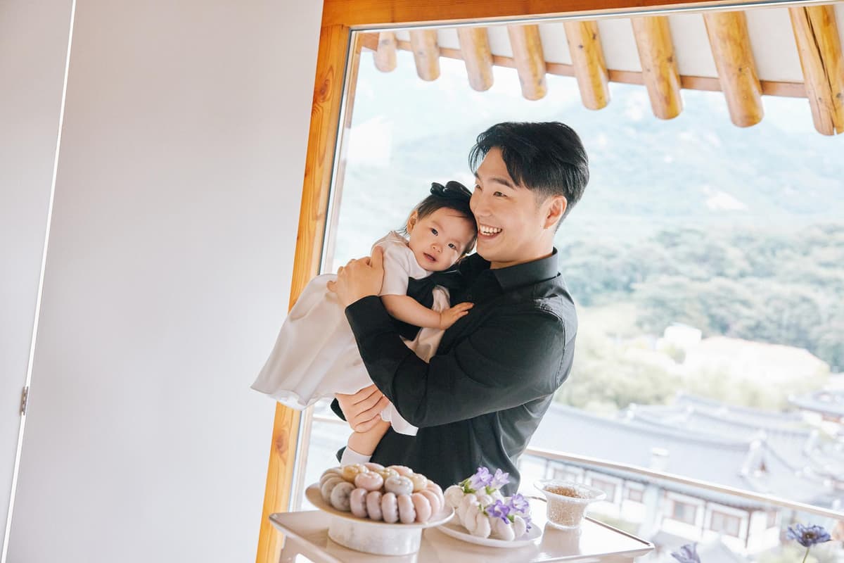 서울 은평 한옥마을 1인 1상에서 진행한 돌잔치 4