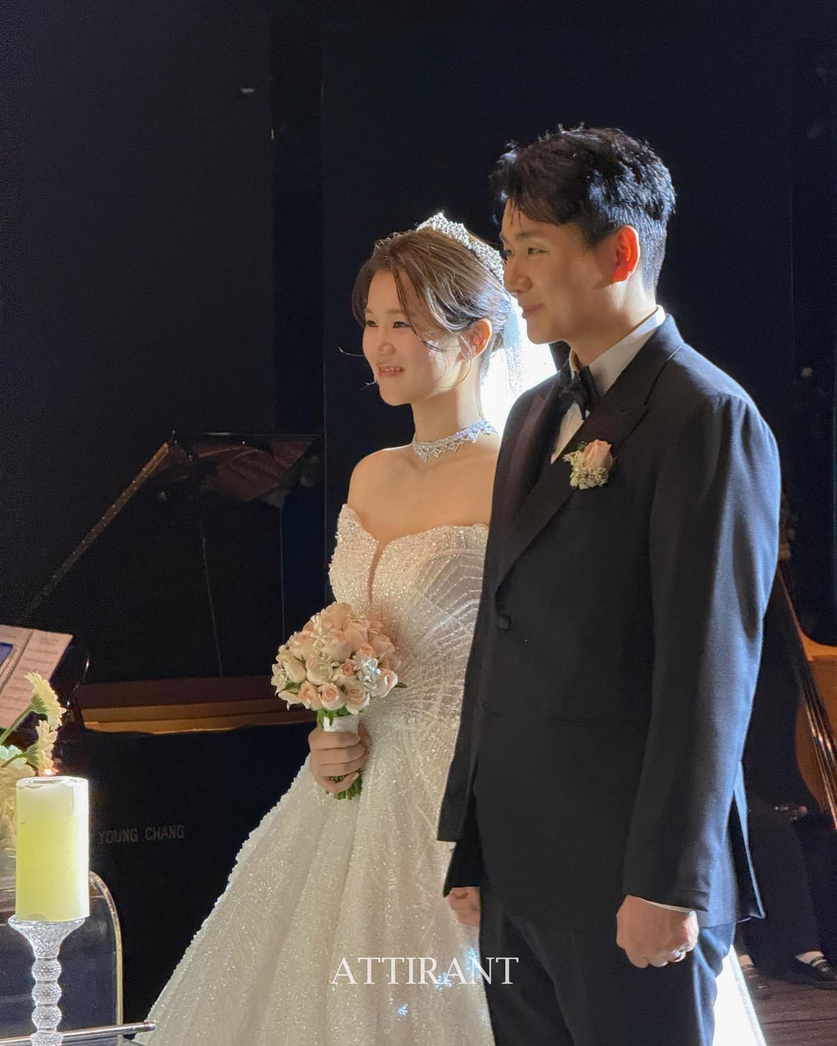 세인트홀의 조명과 드레스 디테일을 살린 촬영 7